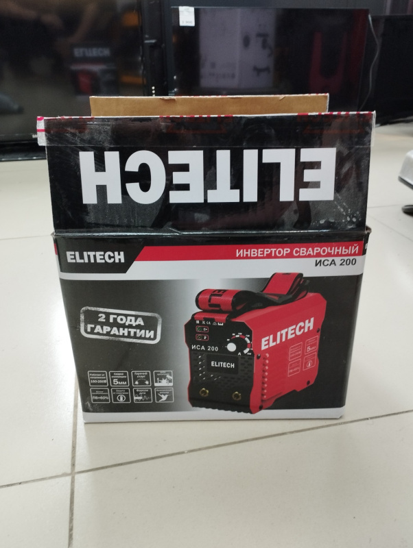 Сварочный аппарат - инвертор ММА Elitech ИСА200