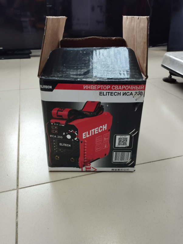 Сварочный аппарат - инвертор ММА Elitech ИСА200