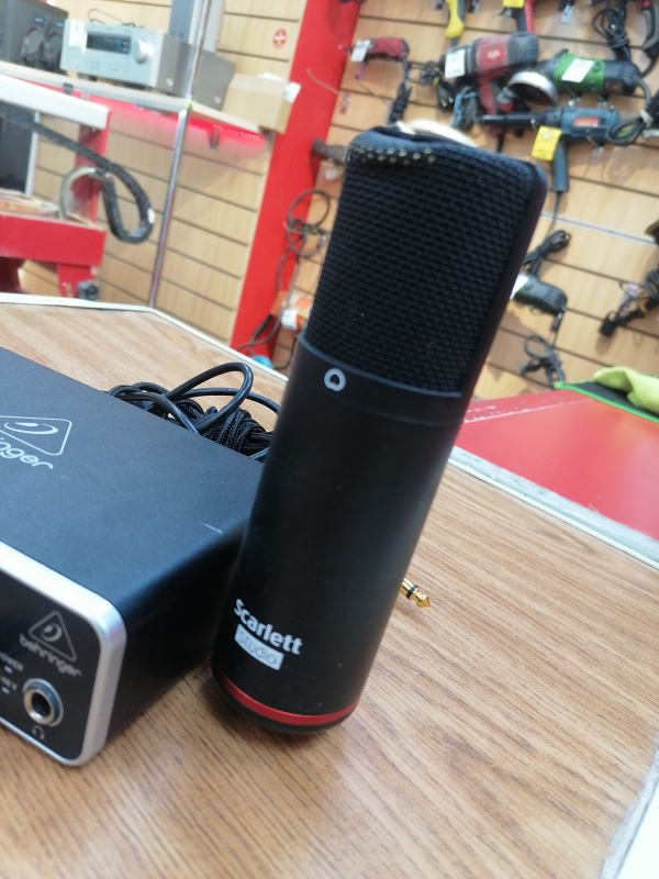 КОМПЛЕКТ ЗВУКОЗАПИСИ  Behringer cm25 mkii микрофон