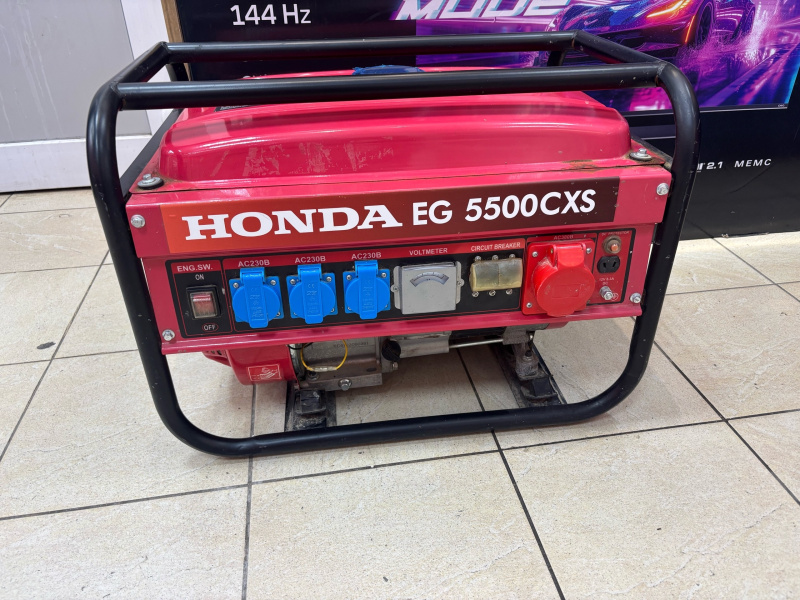 Бензогенератор HONDA EG 5500 CXS